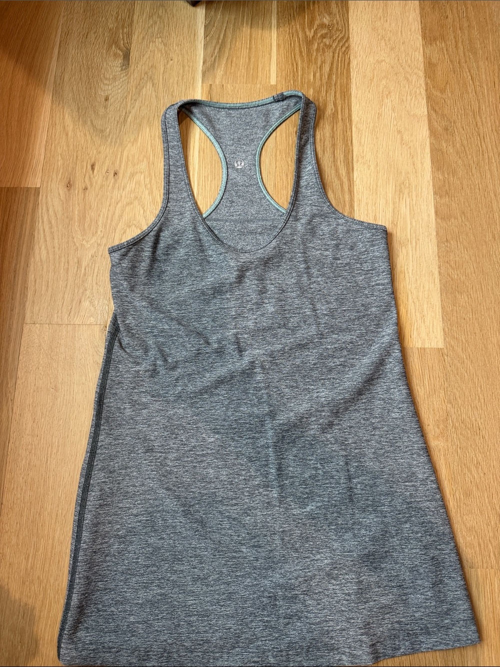 lululemon athletica Gray Racerback Performance Tank